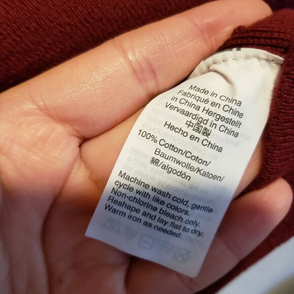 J.Crew Mercantile Cranberry Knit Blazer Cardigan Academia Oversized  X Small - Picture 7 of 9